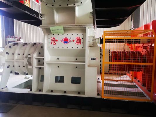 Double Stage Vacuum Extruder 600mm Electric Brick Making Machine